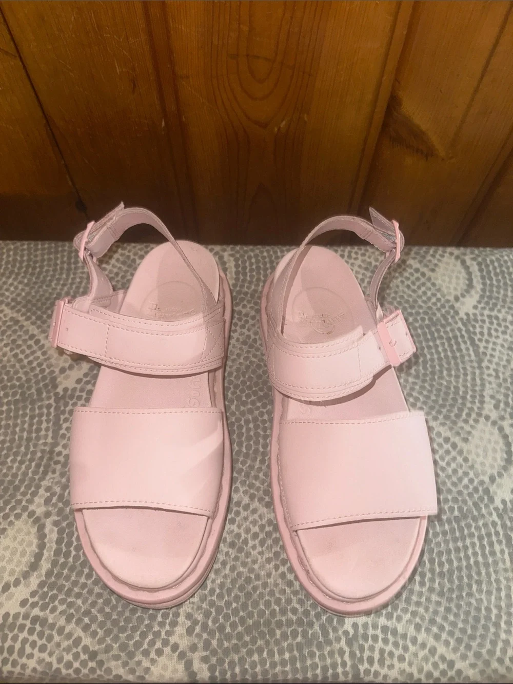 Dr. Martens Pink Platform Sandals